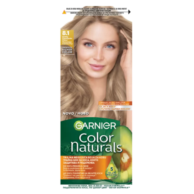 Garnier Color Naturals Farba Za Kosu 8.1