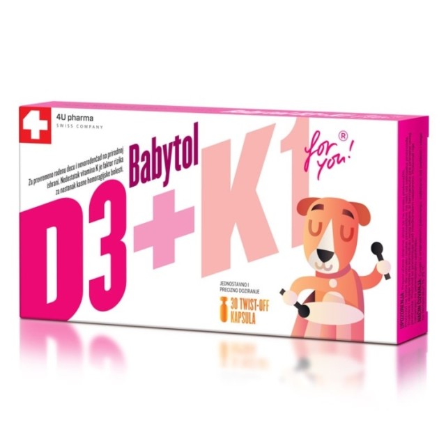 Babytol D3 + K1 30 Kapsula