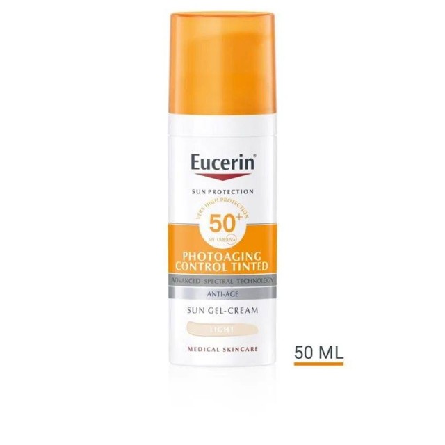 Eucerin Sun Anti-Age Tonirani Fluid Za Zaštitu Kože Od Sunca Spf 50+ Svetli 50 Ml