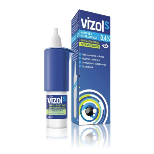 Vizol S 0,4% Kapi Za Oči 10 Ml