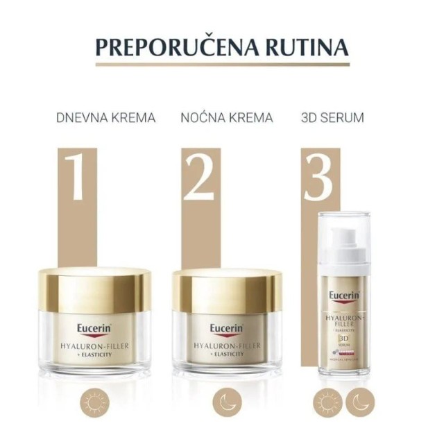 Eucerin Hyaluron-Filler + Elasticity Dnevna Krema Spf 15 50 Ml