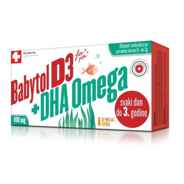 Babytol D3 + Omega Kapsule 30 Komada