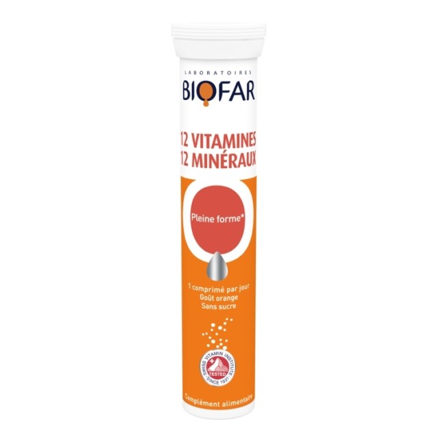 Biofar 12 Minerala + 12 Vitamina 20 Šumećih Tableta