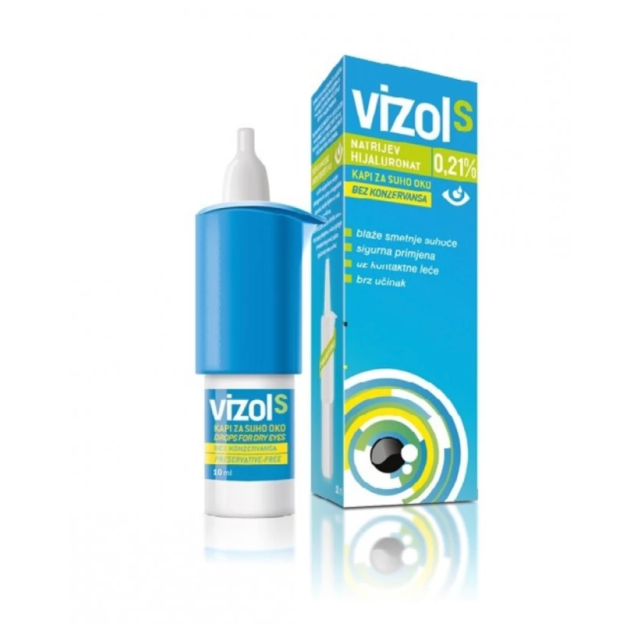 Vizol S 0,21% Kapi Za Oči 10 Ml