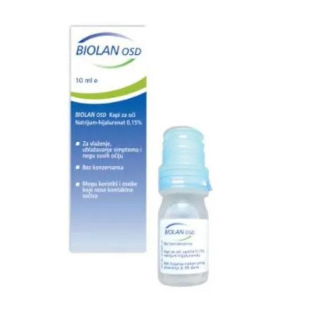 Biolan Osd Kapi Za Oči 10Ml