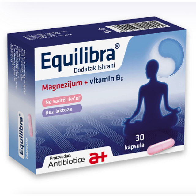 Equilibra Mg + Vit. B6 30 Kapsula