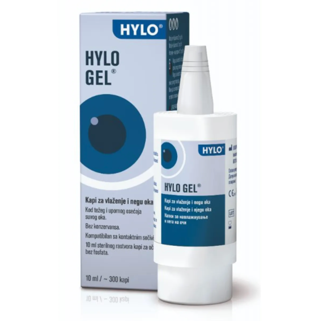 Hylo-Gel Kapi Za Oci 10Ml
