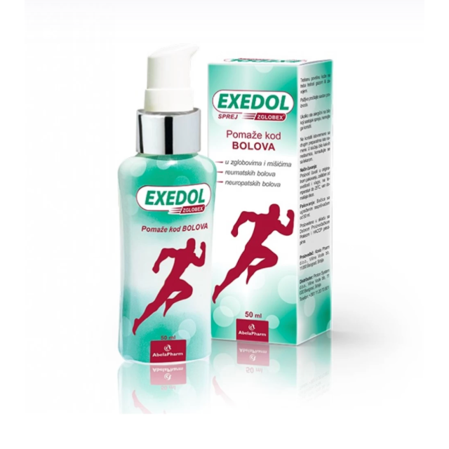 Exedol Zglobex Sprej 50Ml Exedol Zglobex Sprej 50Ml