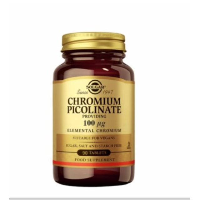 Solgar Hrom Pikolinat Tbl 90X