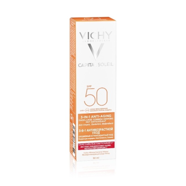 Vichy Capital Soleil Anti Age 3 In 1 Krema Spf Vichy Capital Soleil Anti Age 3 In 1 Krema Spf