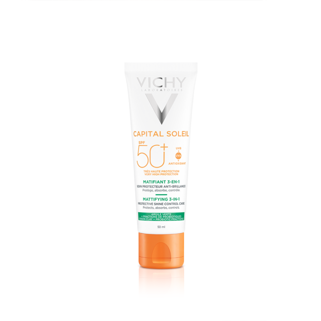 Vichy Capital Soleil 3 U 1 Matirajuća Krema Spf 50+ 50 Ml