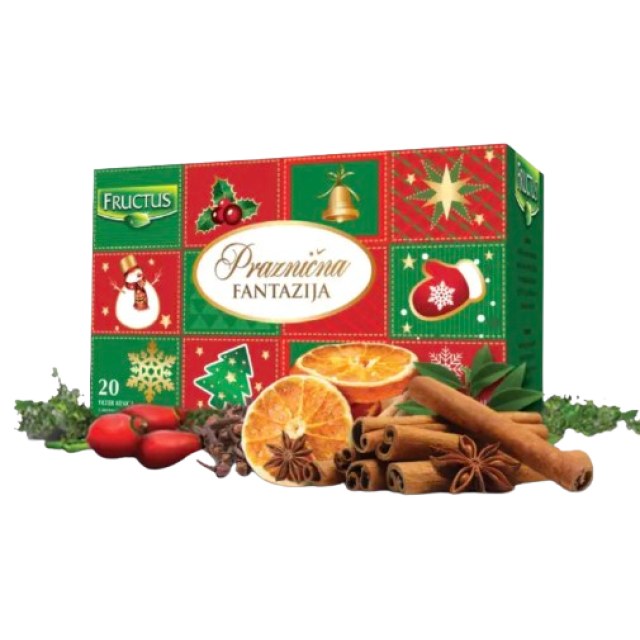 Fructus Čaj Praznična Fantazija Filter 20 Kesica