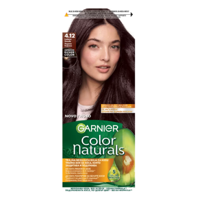 Garnier Color Naturals Farba Za Kosu 4.12 Garnier Color Naturals Farba Za Kosu 4.12
