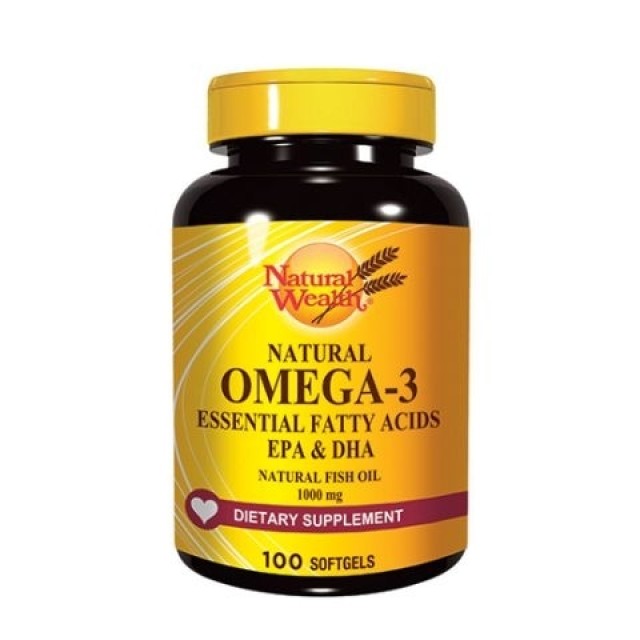 Natural Wealth Omega-3 1000Mg 100 Kapsula