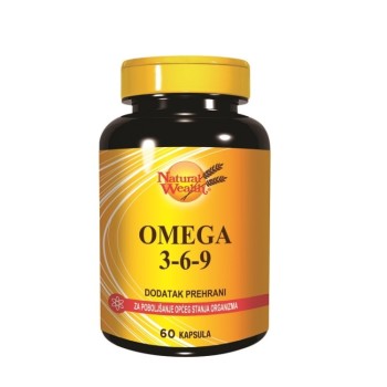 NATURAL WEALTH OMEGA 3‑6‑9 60 KAPSULA