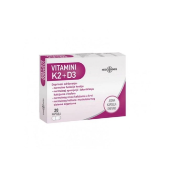 MEDICO DOMUS VITAMIN K2+D3 20 KAPSULA MEDICO DOMUS VITAMIN K2+D3 20 KAPSULA