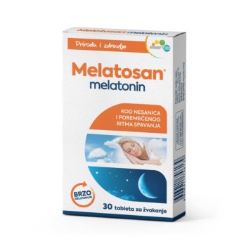 MELATOSAN MELATONIN 30 TABLETA ZA ŽVAKANJE MELATOSAN MELATONIN 30 TABLETA ZA ŽVAKANJE