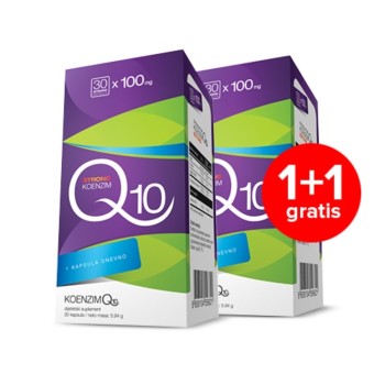 STRONG NATURE Q10 100MG 30 KAPSULA 1+1 GRATIS