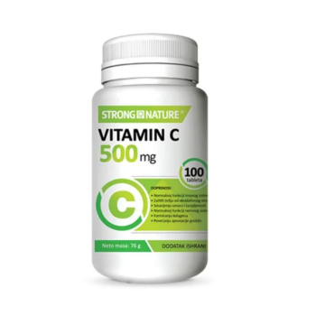 STRONG NATURE VITAMIN C 500MG TABLETE 100KOM