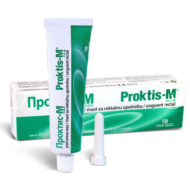 Proktis‑M Rektalna Mast Za Hemoroide 30 G