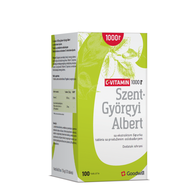 GOODWILL C‑VITAMIN 1000 MG 100 TABLETA