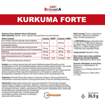 KURKUMA FORTE 60 KAPSULA