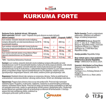 KURKUMA FORTE 30 KAPSULA