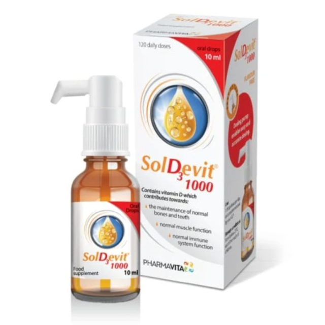Soldevit Oralni Sprej 25Mcg/1 Doza 1000Iu 10Ml
