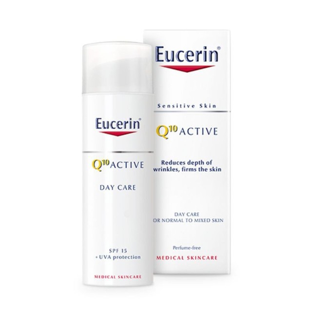 Eucerin Q10 Active Dnevna Krema Za Normalnu I Mešovitu Kožu 50 Ml