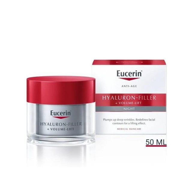 Eucerin Hyaluron-Filler + Volume-Lift Noćna Krema 50 Ml