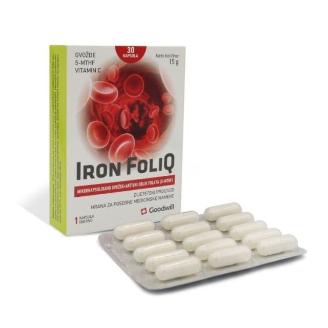 Iron Foliq 30 Kapsula Iron Foliq 30 Kapsula