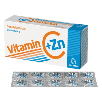 EKO FARM VITAMIN C SA CINKOM 100 TABLETA