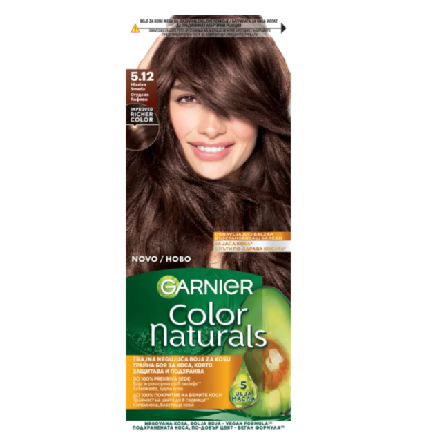 Garnier Color Naturals Farba Za Kosu 5.12 Garnier Color Naturals Farba Za Kosu 5.12