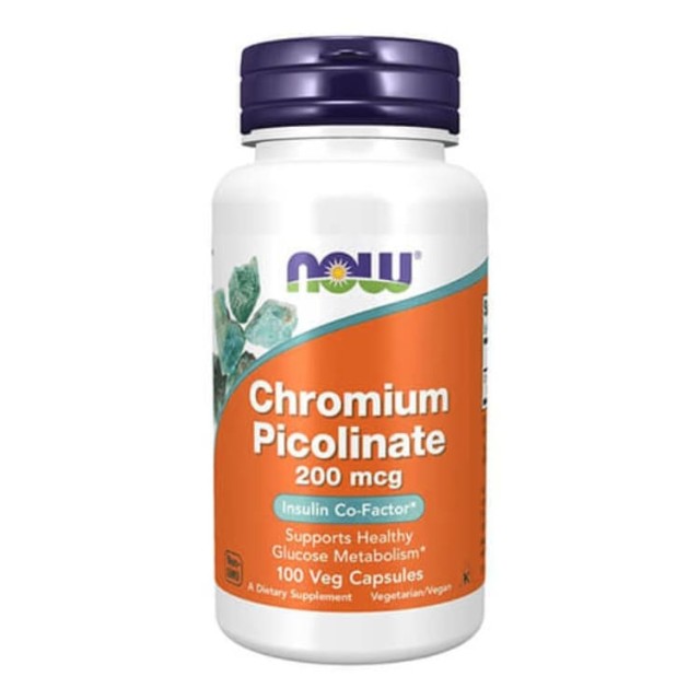 Now Hrom-Pikolinat 200 Mcg 100 Kapsula Now Hrom-Pikolinat 200 Mcg 100 Kapsula