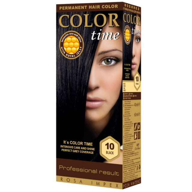 Color Time Farba Za Kosu Crna Br.10 Color Time Farba Za Kosu Crna Br.10