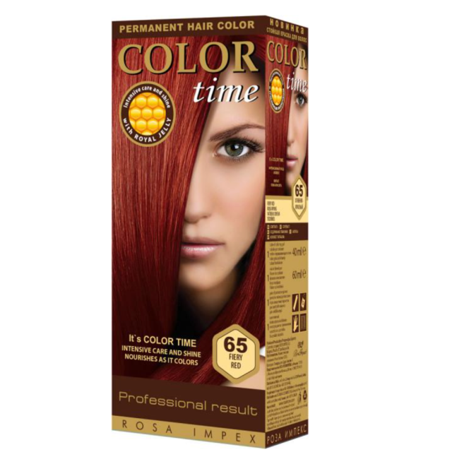 Color Time Farba Za Kosu Vatreno Crvena Br.65 Color Time Farba Za Kosu Vatreno Crvena Br.65