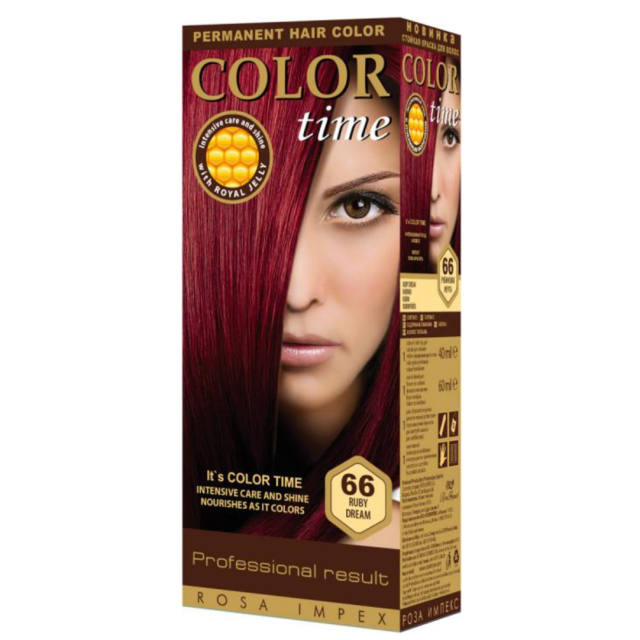 Color Time Farba Za Kosu Rubin Crvena Br.66 Color Time Farba Za Kosu Rubin Crvena Br.66
