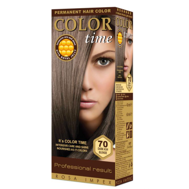 Color Time Farba Za Kosu Tamno Pepeljasta Br.70 Color Time Farba Za Kosu Tamno Pepeljasta Br.70