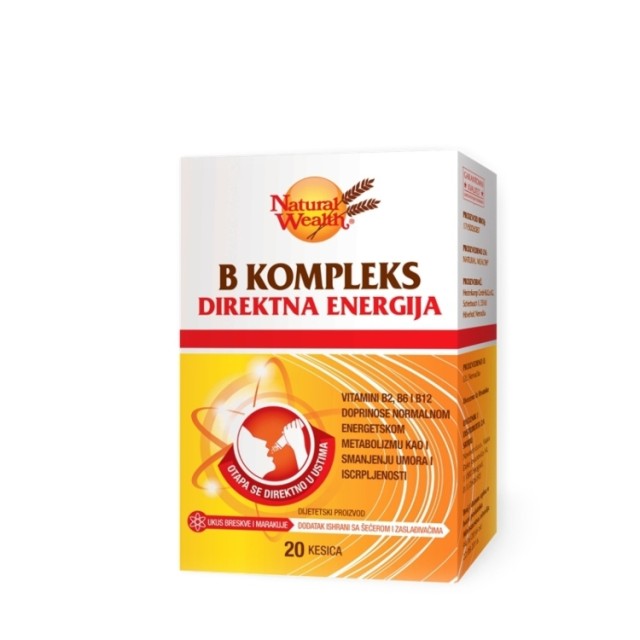 Natural Wealth B Kompleks Direkt 20 Kesica