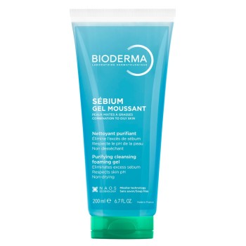 Bioderma Sebium gel moussant tuba 200ml 
