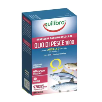 EQUILIBRA FISH OIL 1000, 60 KAPSULA