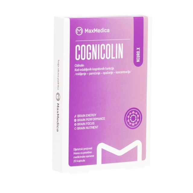 Max Medica Cognicolin Caps 20X Max Medica Cognicolin Caps 20X