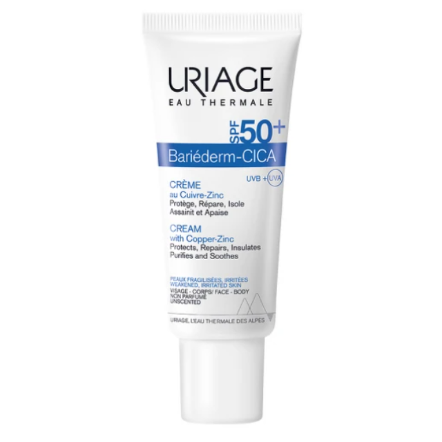 Uriage Bariederm Cica Krem Spf50+ 40Ml Uriage Bariederm Cica Krem Spf50+ 40Ml
