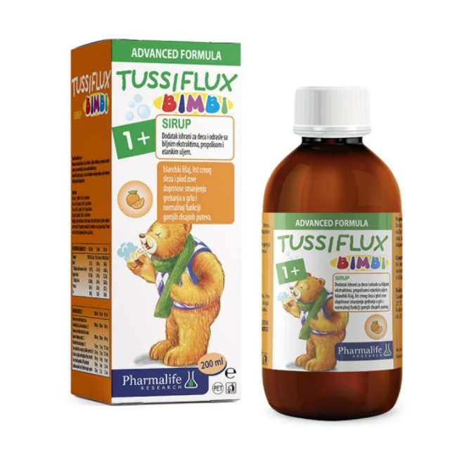 Pharmalife Tussiflux Bimbi 1+ Sirup 200Ml