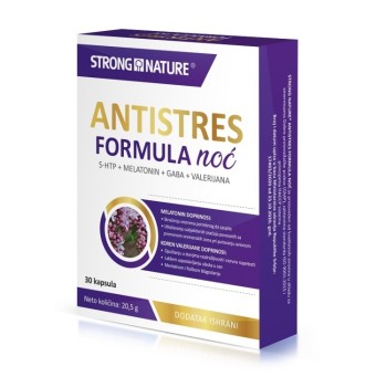 STRONG NATURE ANTISTRES FORMULA NOĆ 30 KAPSULA