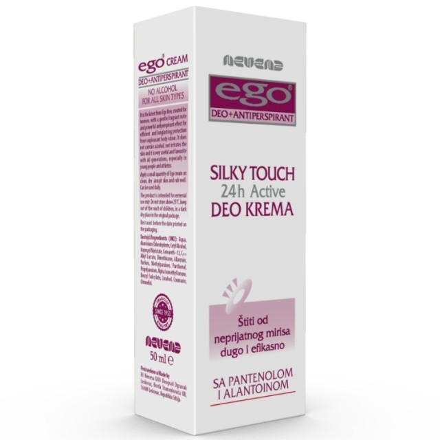 Ego Deo Krema Silky Touch Protiv Znojenja I Neprijatnih Mirisa 50 Ml Ego Deo Krema Silky Touch Protiv Znojenja I Neprijatnih Mirisa 50 Ml