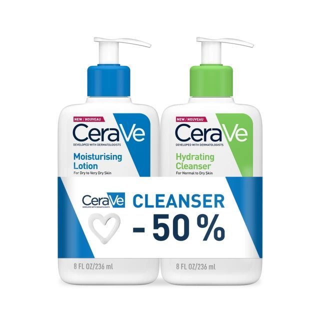 Cerave Hidrantni Losion Za Suvu Do Vrlo Suvu Kožu 236 Ml+ Hidrantna Emulzija Za Čišćenje 236 Ml Promo Cerave Hidrantni Losion Za Suvu Do Vrlo Suvu Kožu 236 Ml+ Hidrantna Emulzija Za Čišćenje 236 Ml Promo
