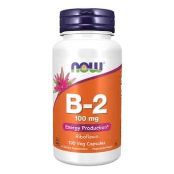 NOW VITAMIN B-2 100 mg 100 kapsula