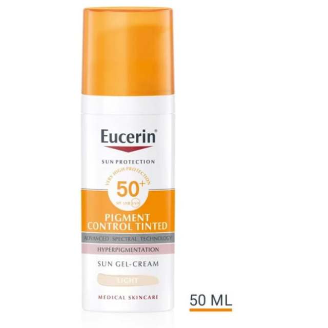 Eucerin Sun Pigment Control Tonirani Fluid Za Zaštitu Od Sunca  Spf 50+ Svetli 50 Ml