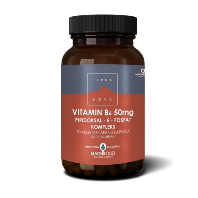 Terranova Vitamin B6 50Mg 50 Kapsula